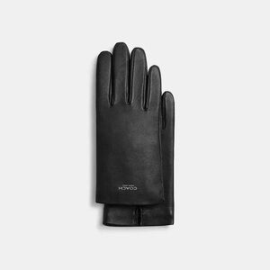 leather coach tech gloves